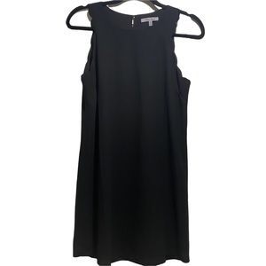 Naked Zebra Black Scalloped Racer Dress